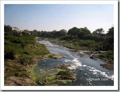 AYAD RIVER - FROM OLD BRIDGE NEAR ANAND PLAZA